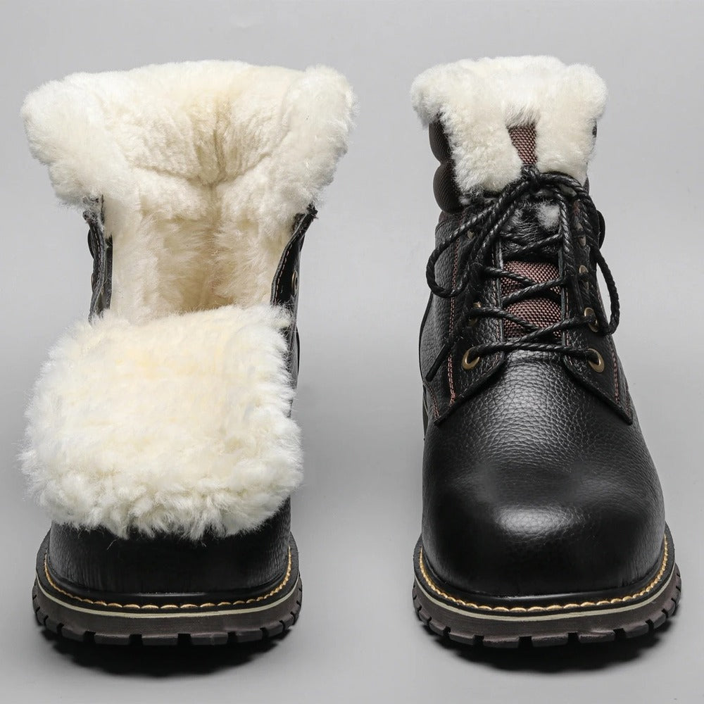Bottines rembourrées grand froid