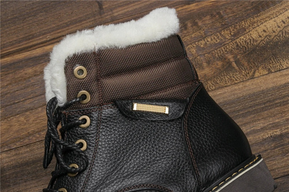 Bottines rembourrées grand froid