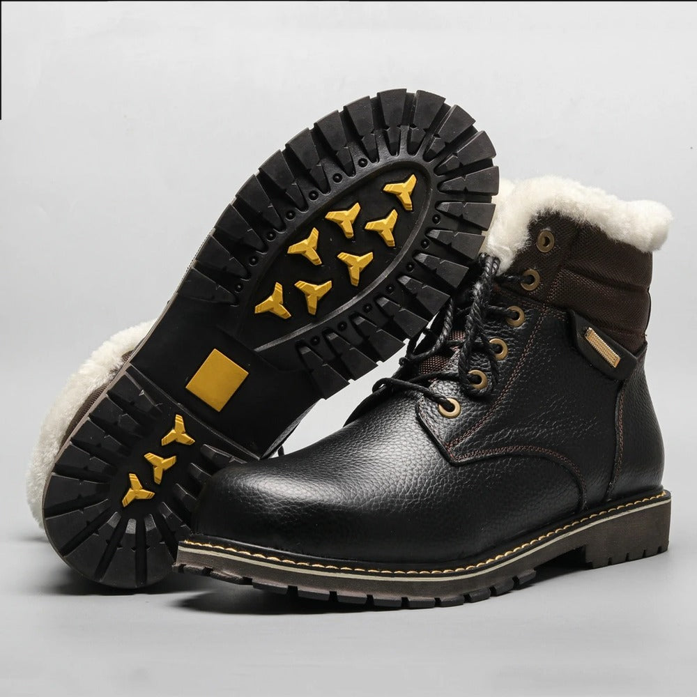 Bottines rembourrées grand froid