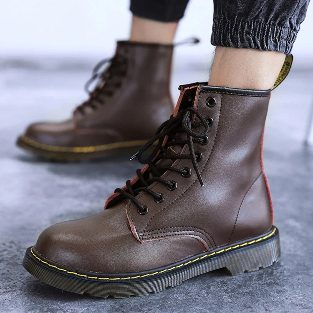 Bottines hautes à lacets pour homme