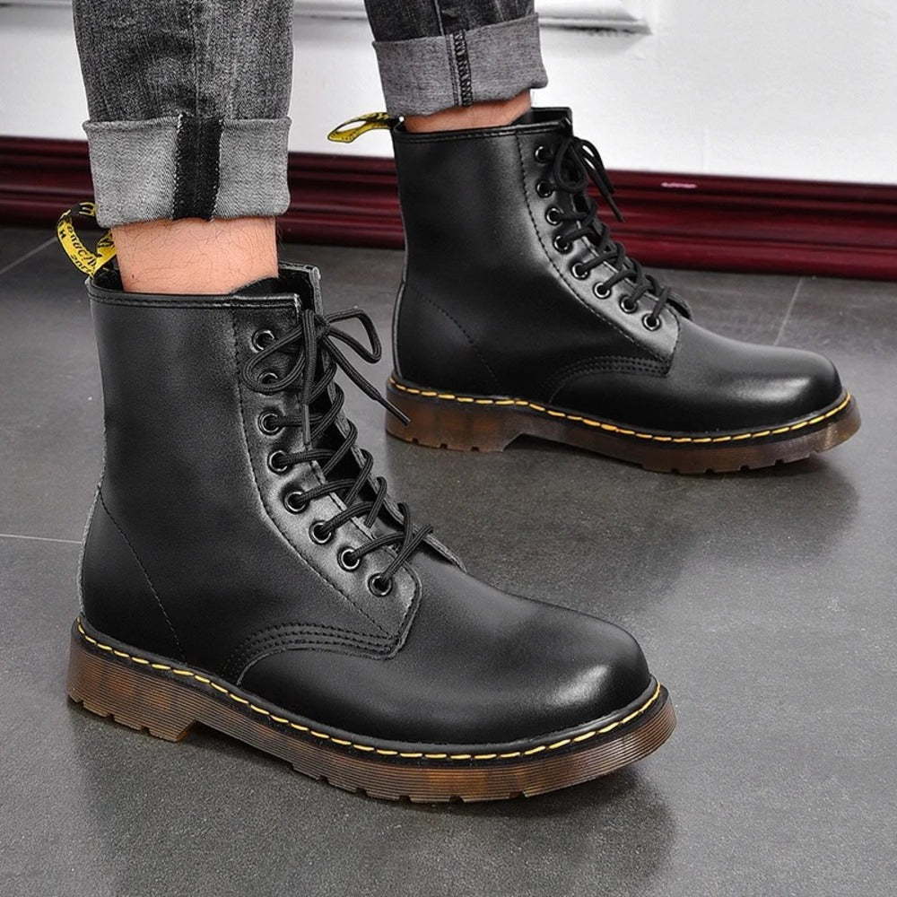 Bottines hautes à lacets pour homme