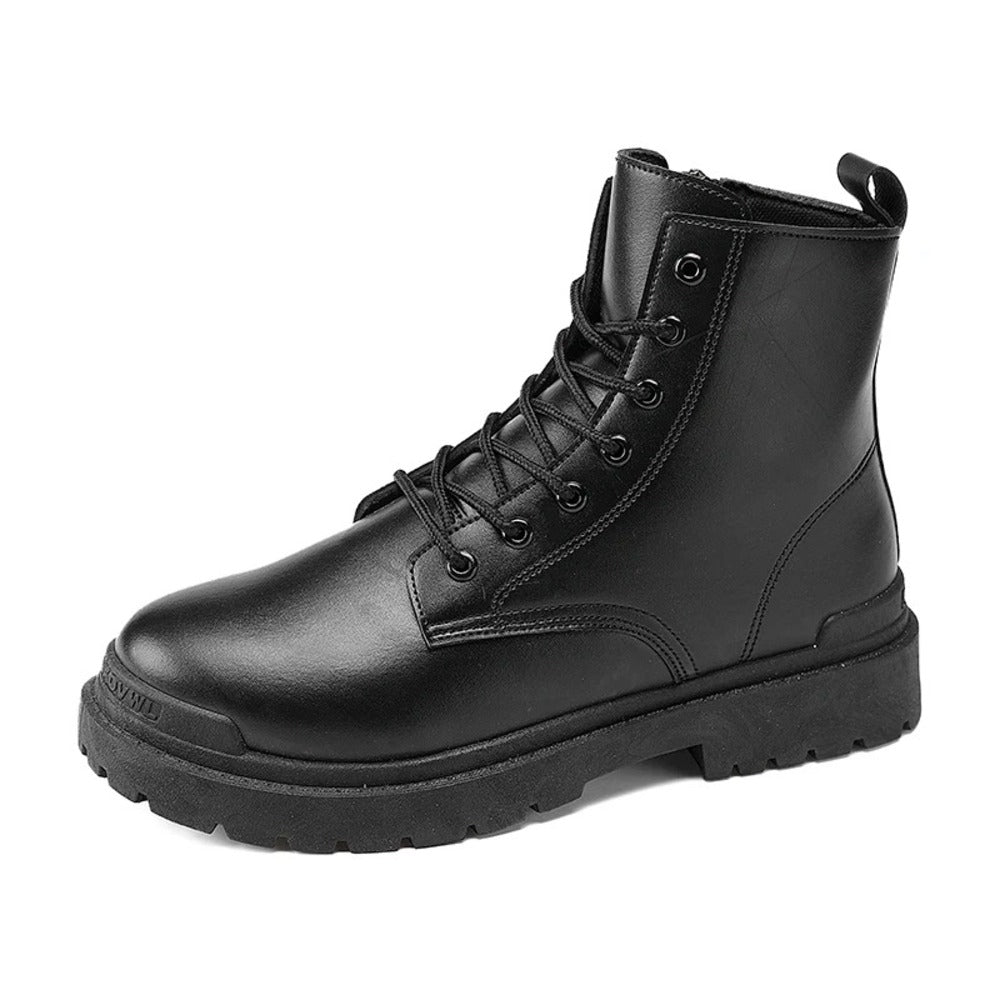 Bottine homme noire style luxe