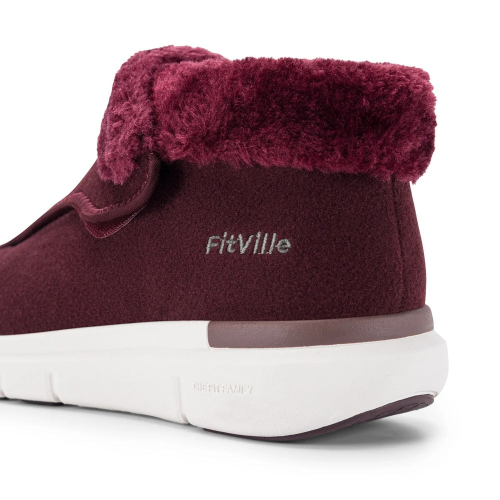 Bottines orthopédiques pour femme avec intérieur en moumoute