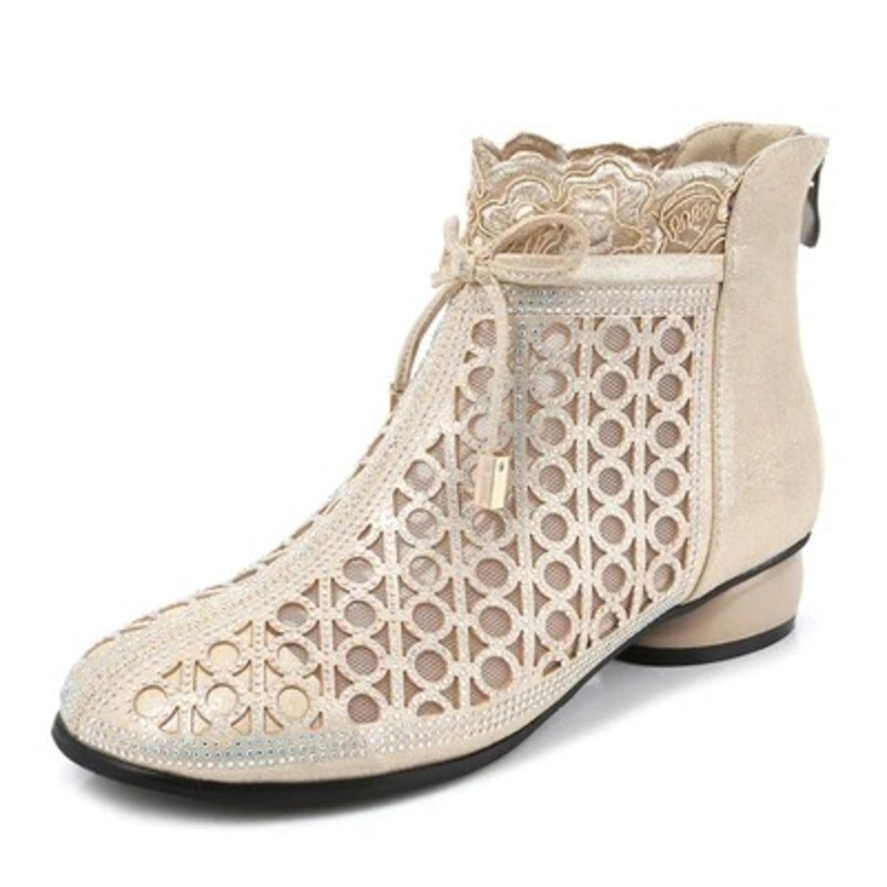 Bottines à strass pour femme