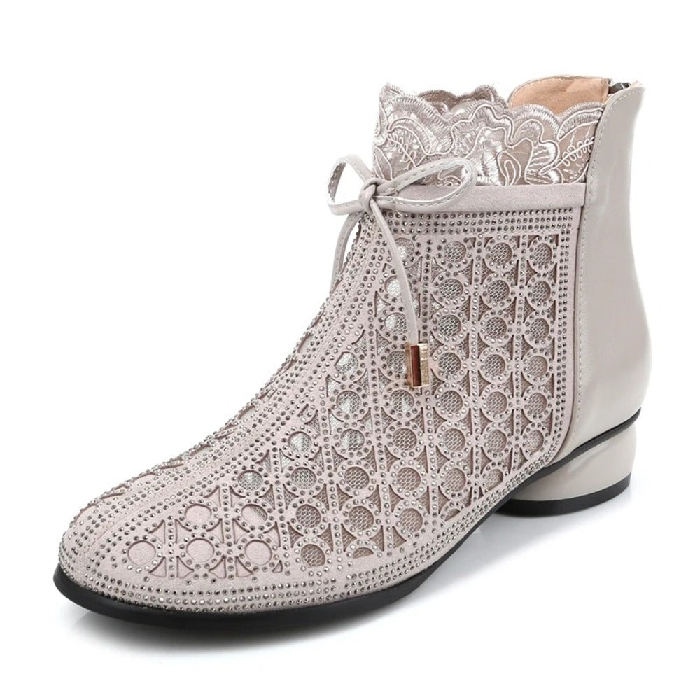 Bottines à strass pour femme