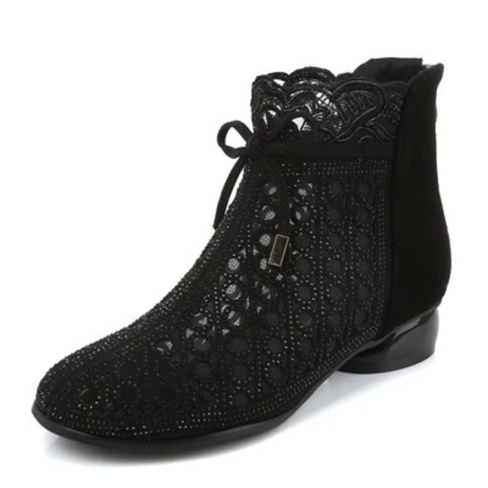 Bottines à strass pour femme