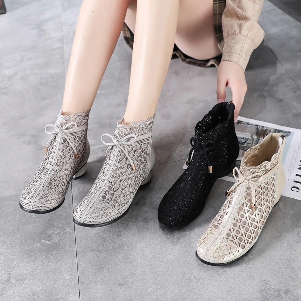 Bottines à strass pour femme