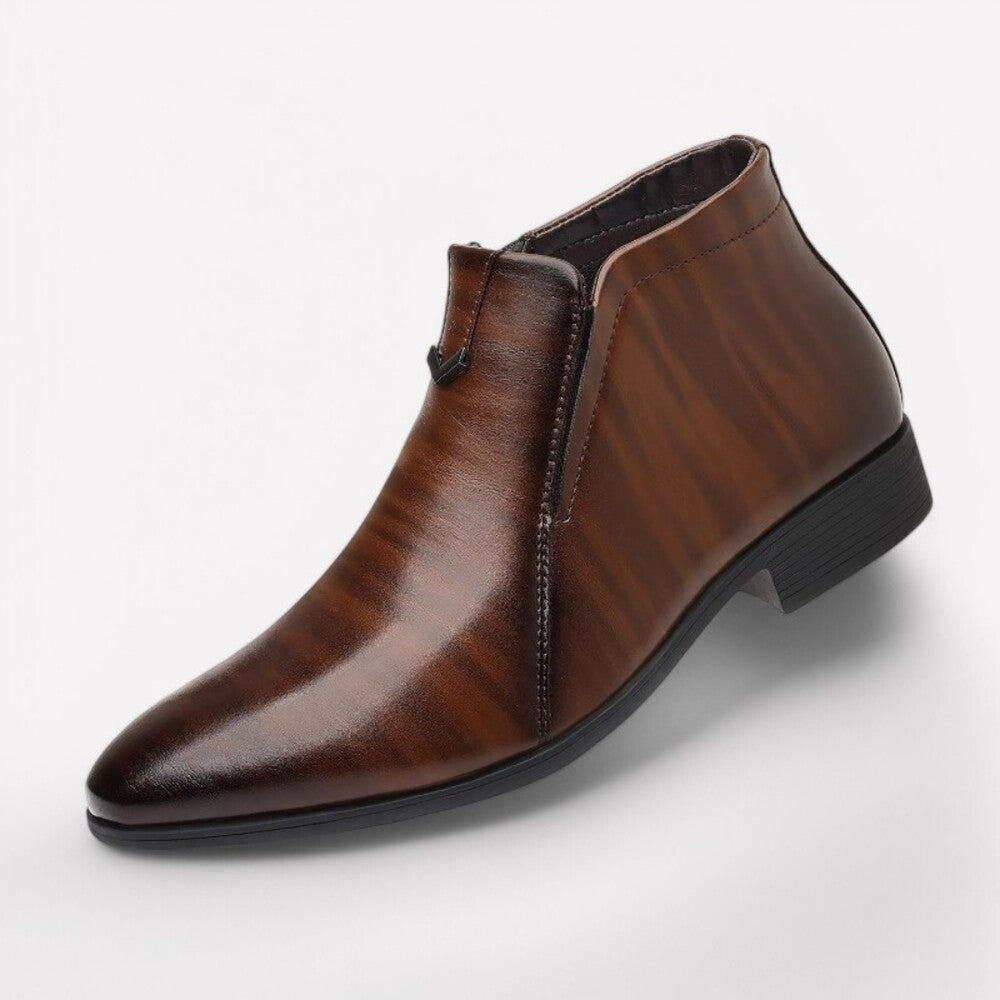 Bottines avec fermeture sur le devant