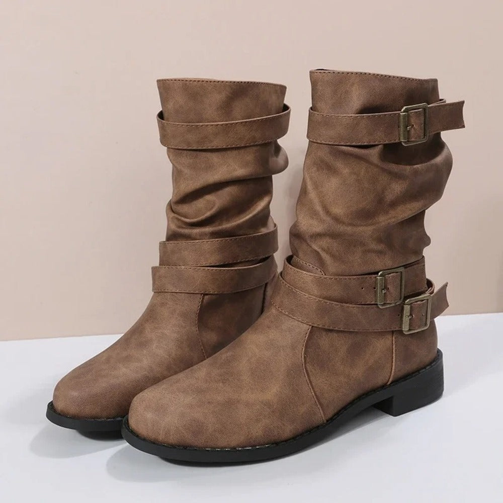 Bottines a boucles femme