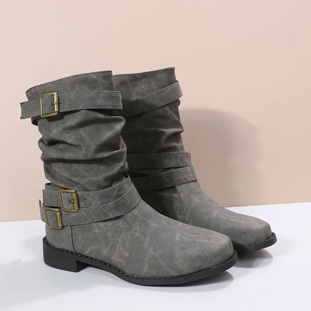 Bottines a boucles femme