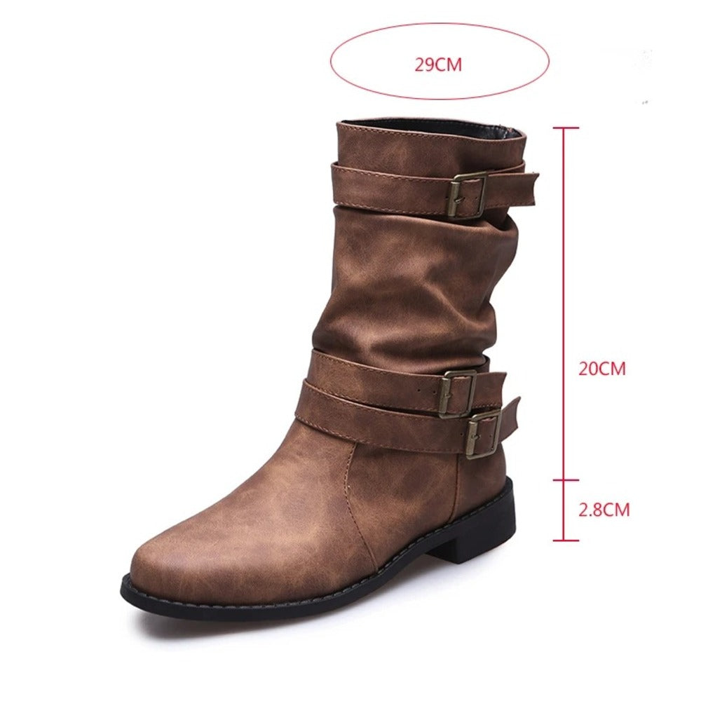 Bottines a boucles femme