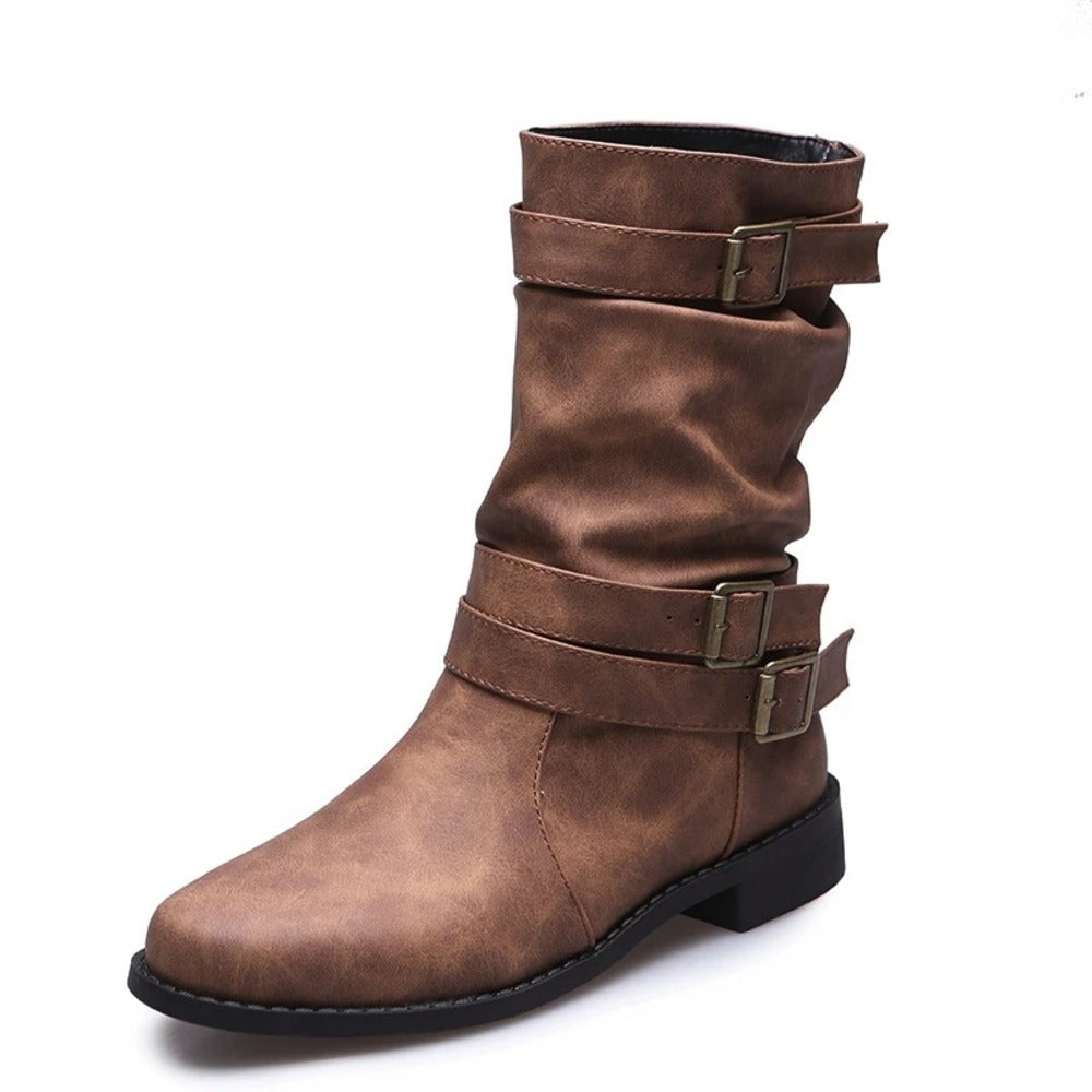 Bottines a boucles femme
