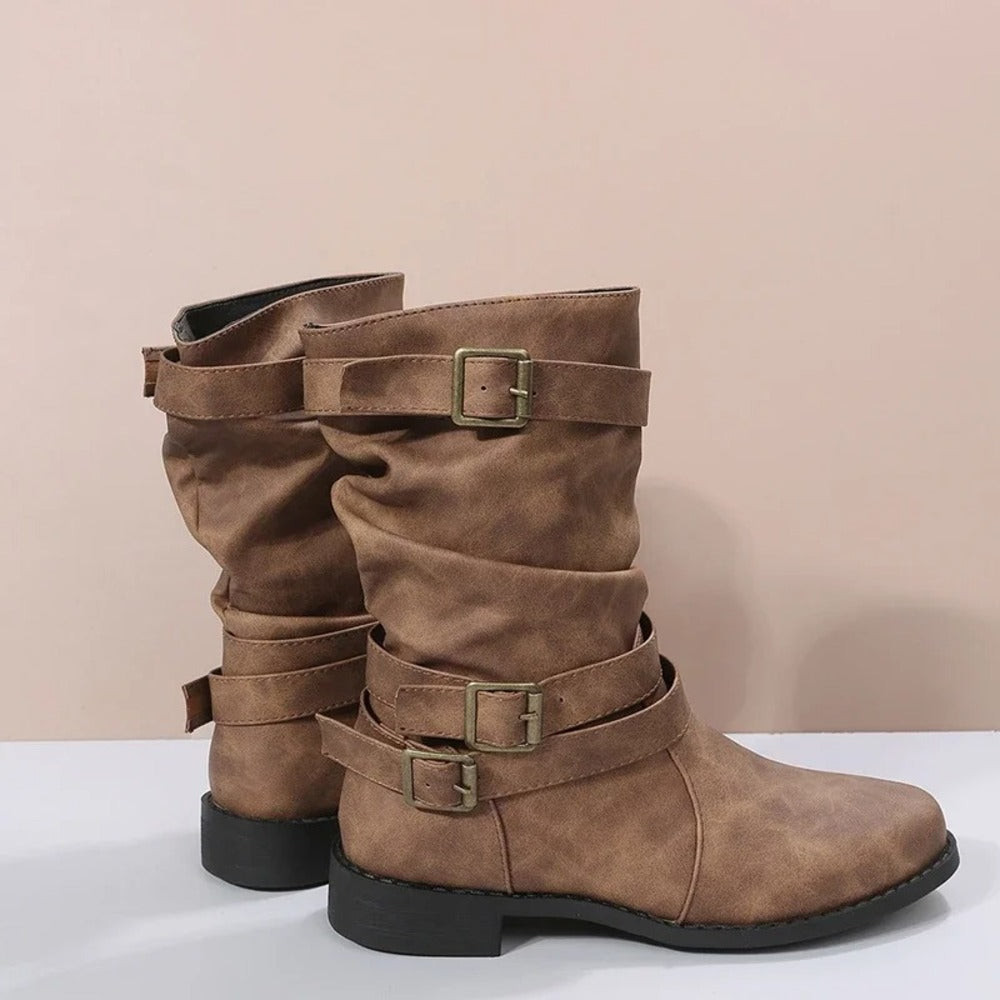 Bottines a boucles femme