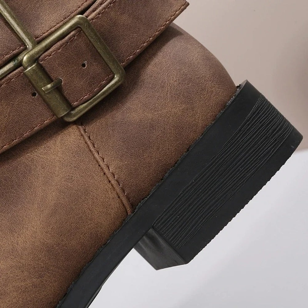 Bottines a boucles femme
