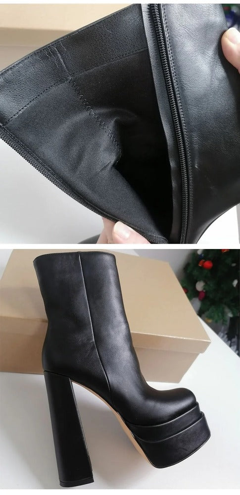 Bottines à talon haut