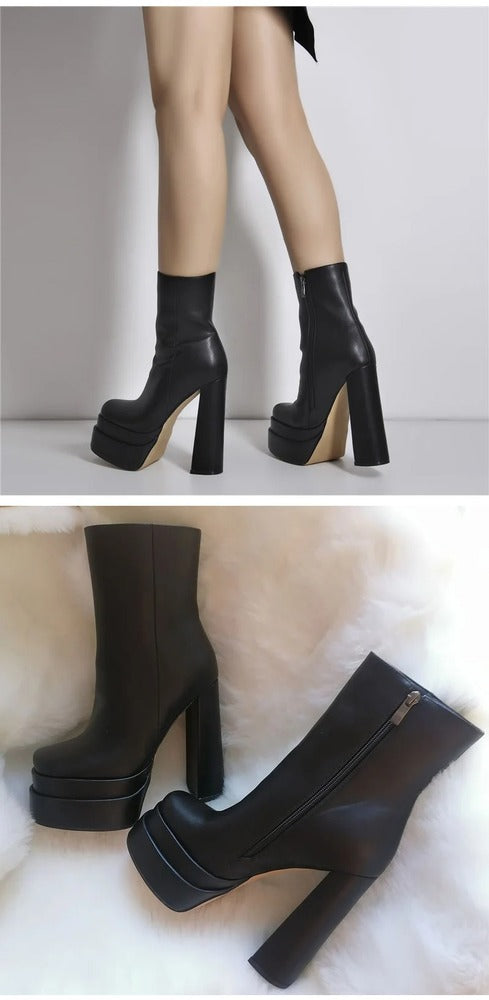 Bottines à talon haut