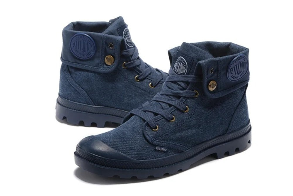 Bottines homme bleu marine