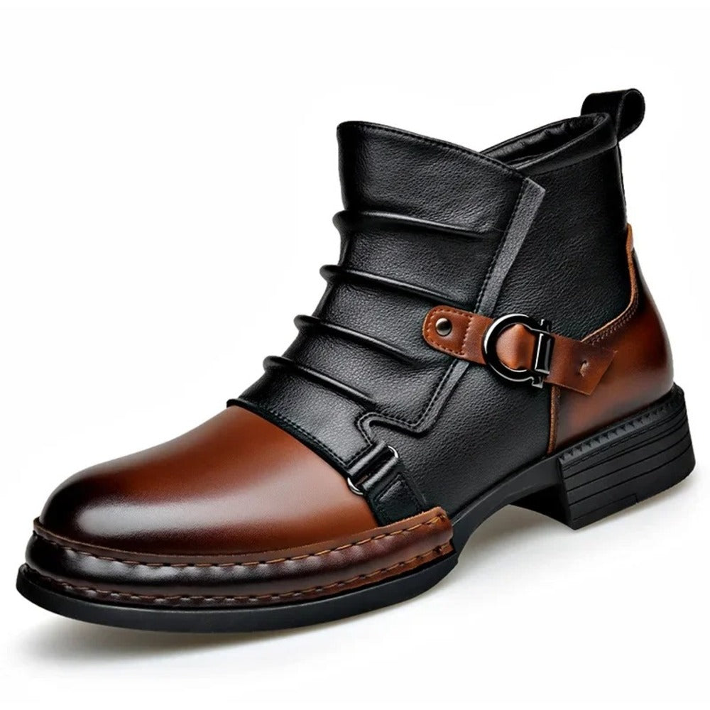 Bottines bordeaux homme