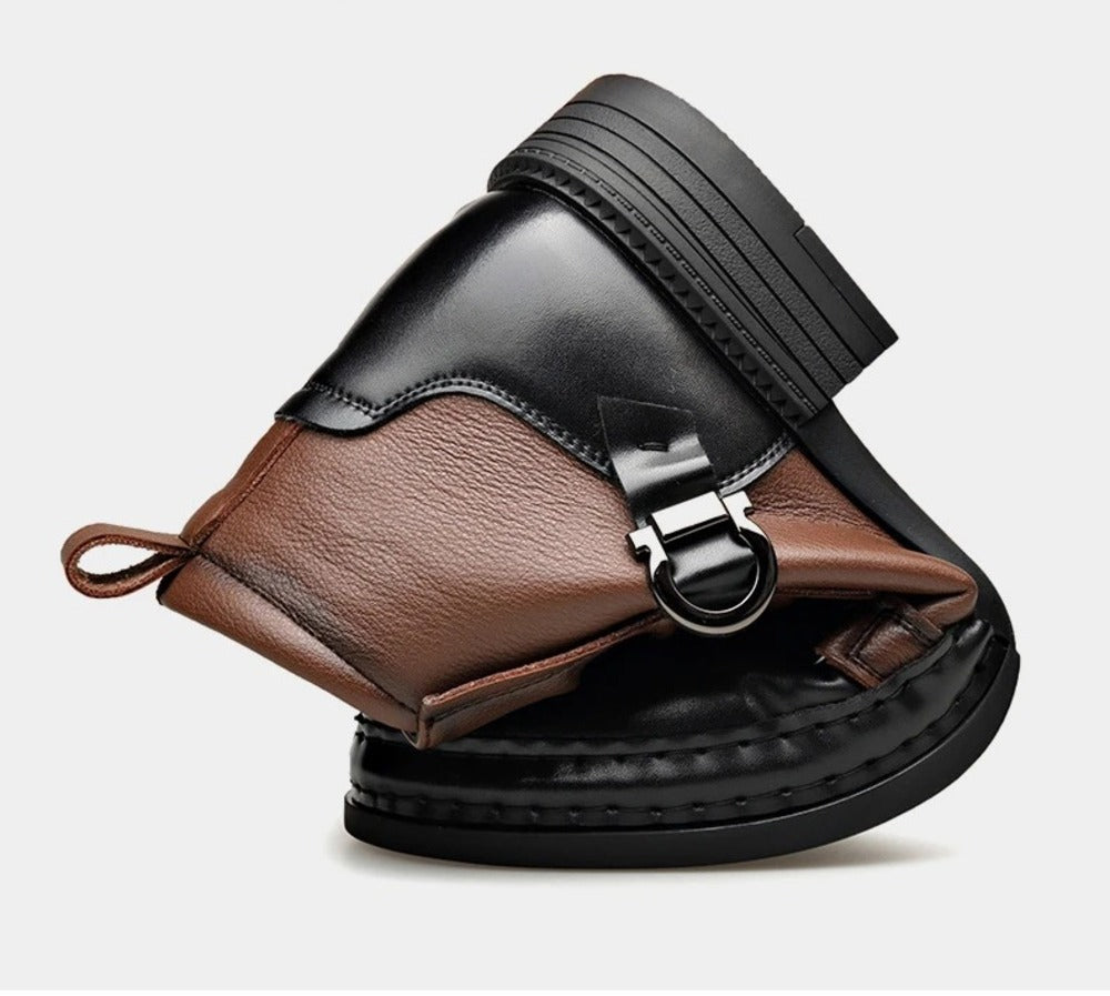 Bottines bordeaux homme