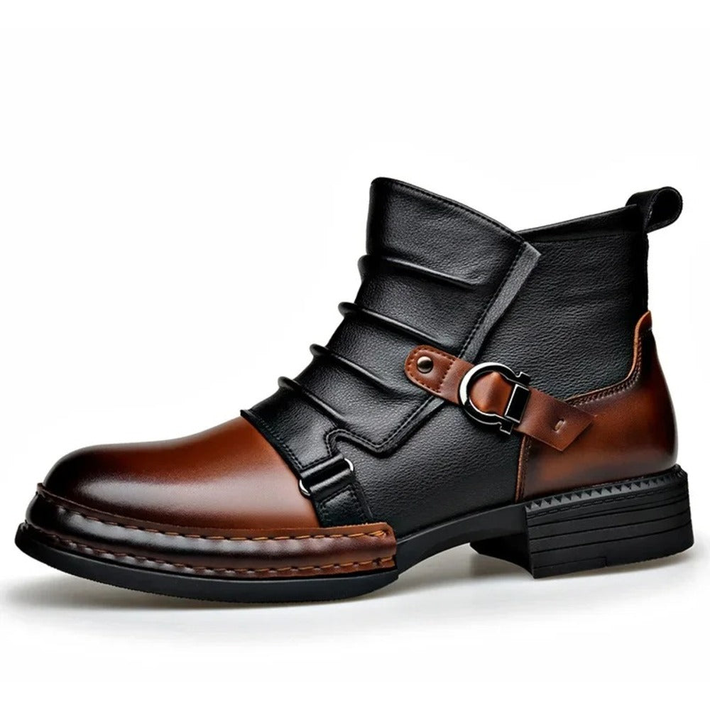 Bottines bordeaux homme