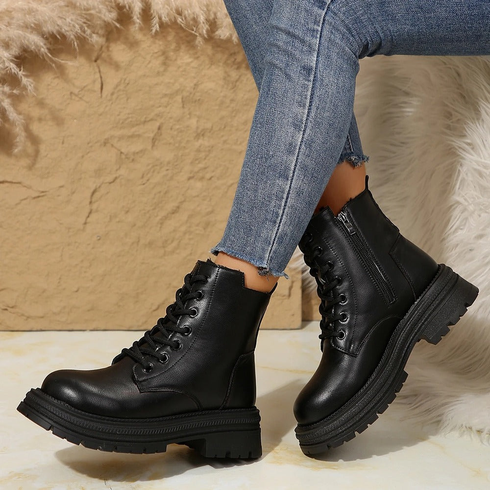 Bottines crème