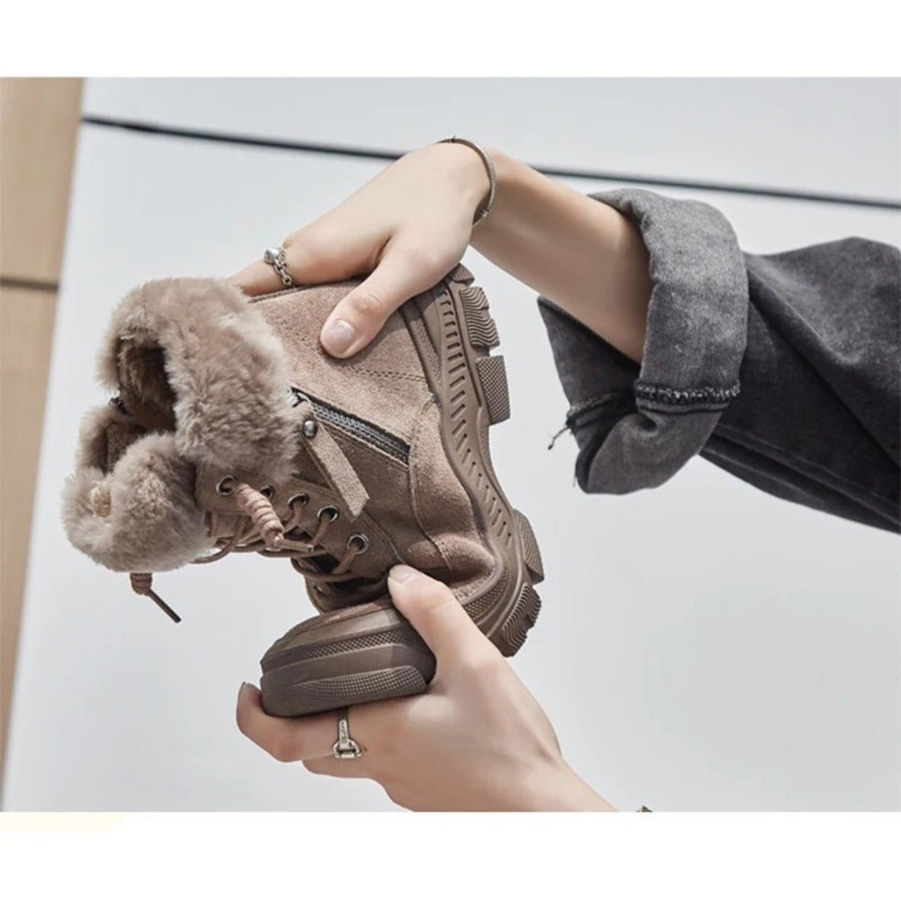 Bottines cuir souple