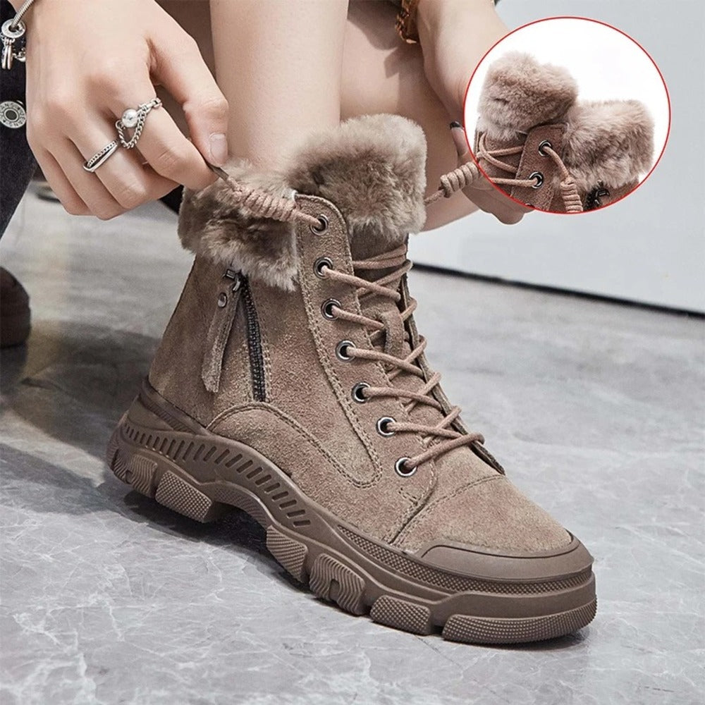 Bottines cuir souple
