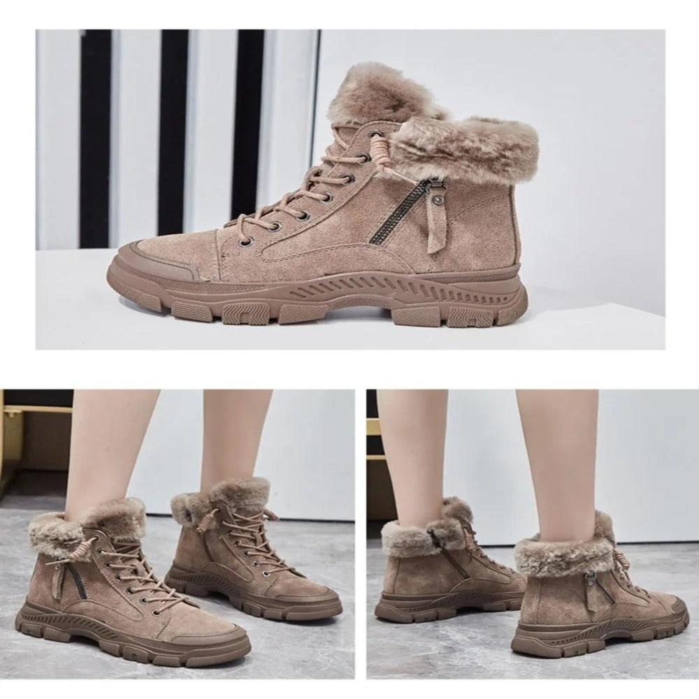 Bottines cuir souple