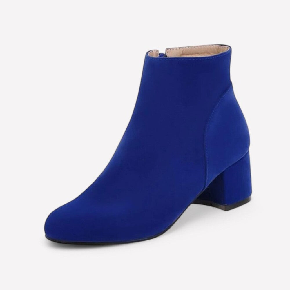 Bottines bleues pour femme