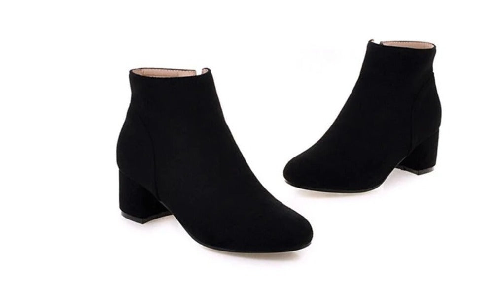 Bottines bleues pour femme