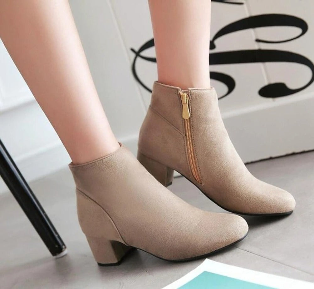 Bottines bleues pour femme