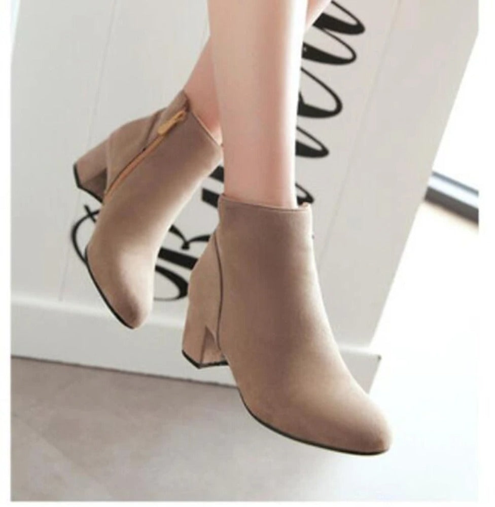Bottines bleues pour femme