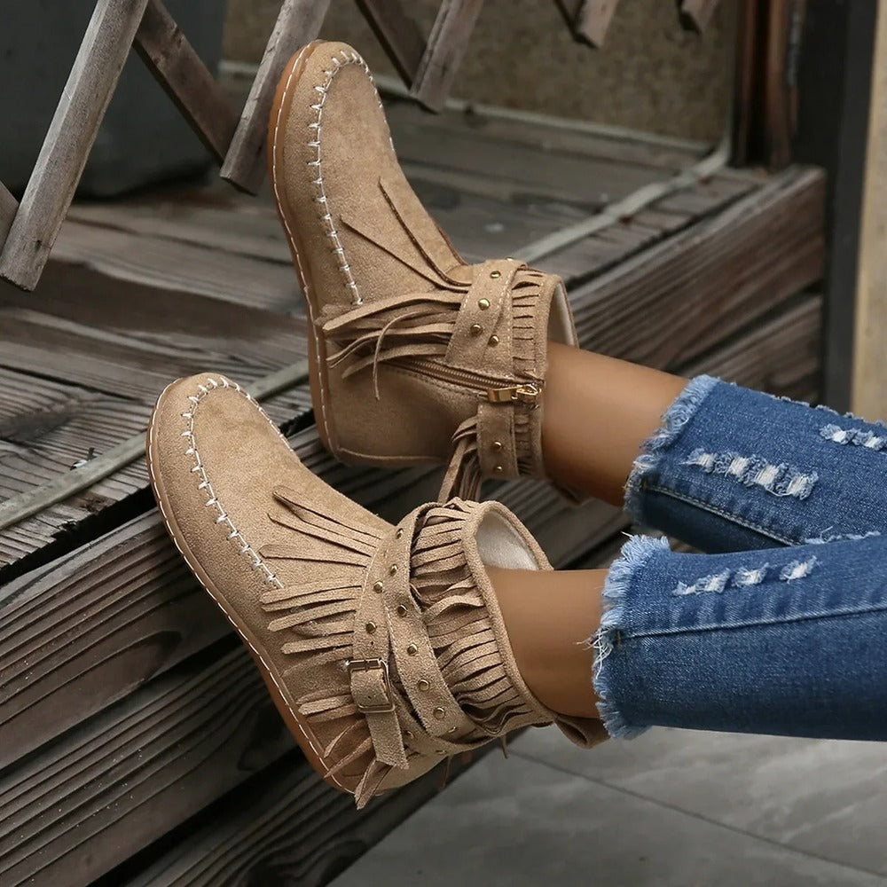Bottines franges