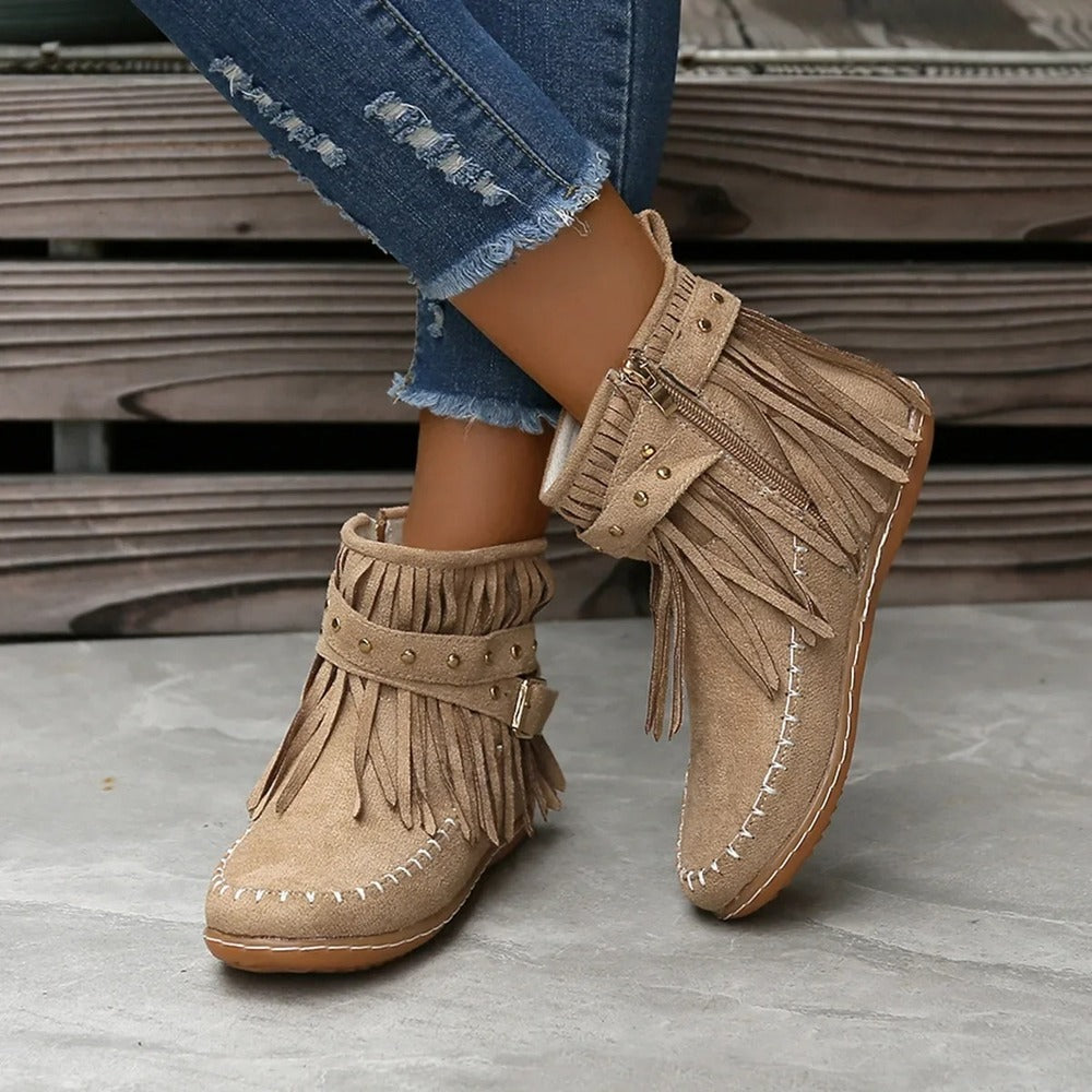 Bottines franges