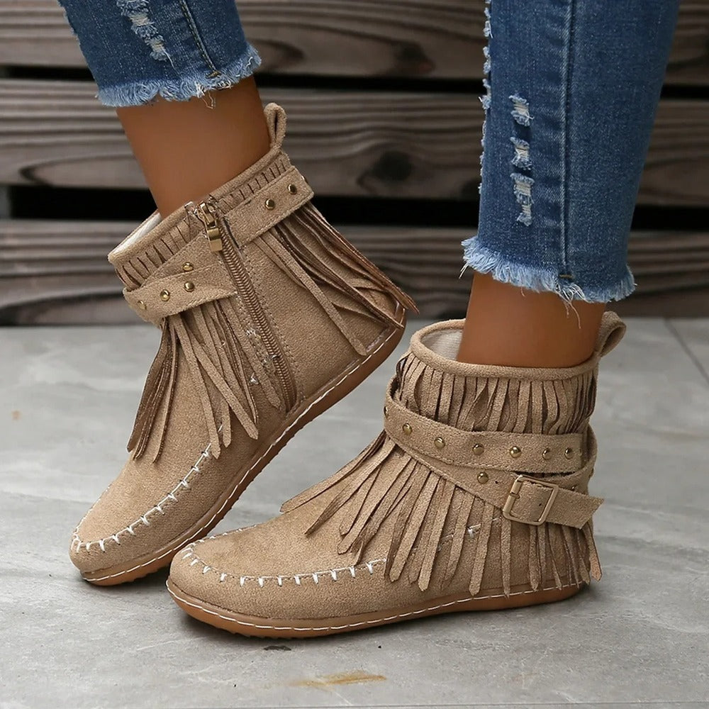 Bottines franges