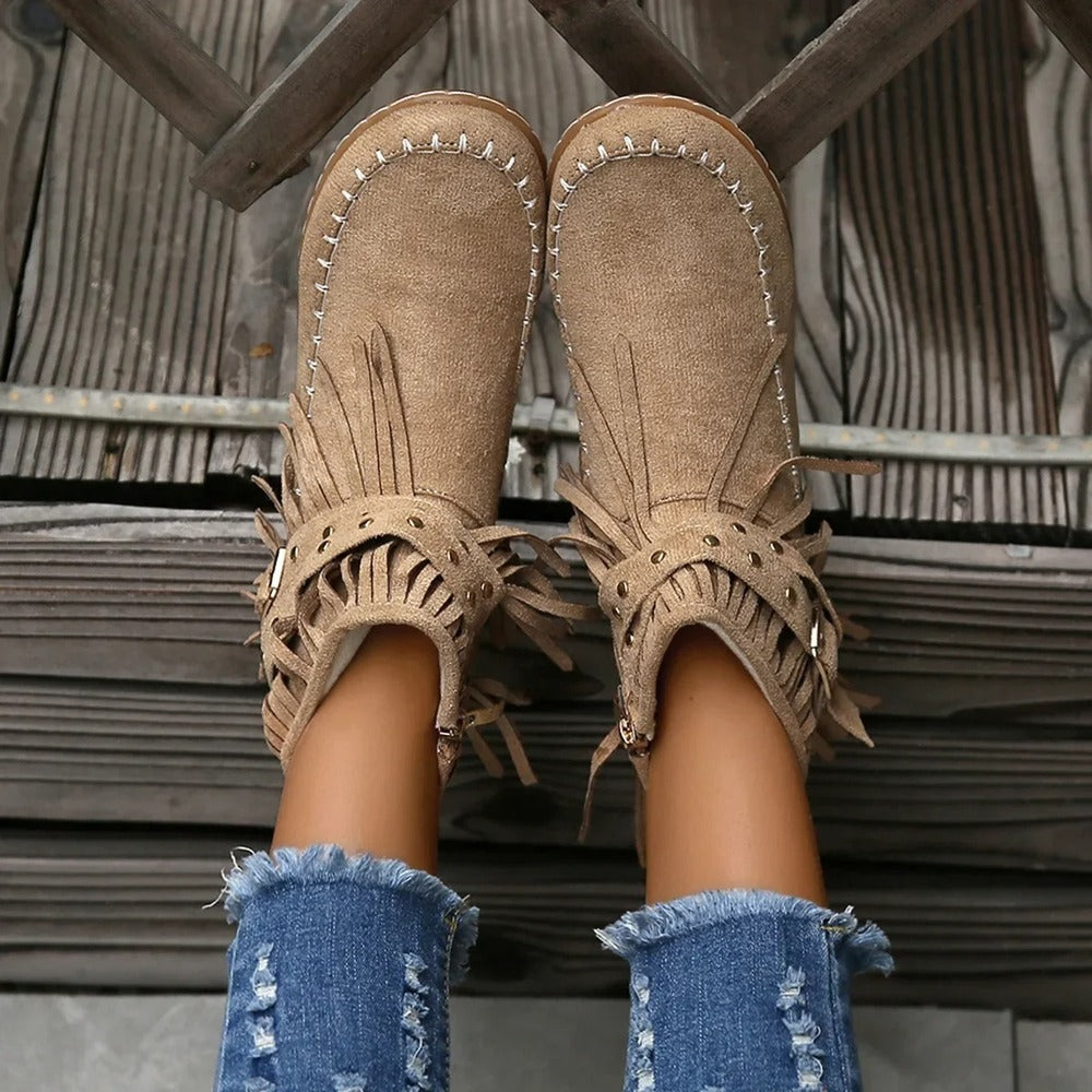 Bottines franges