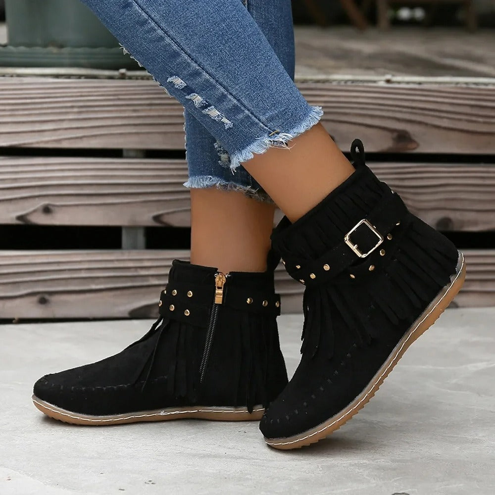 Bottines franges