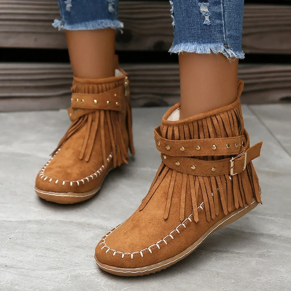 Bottines franges