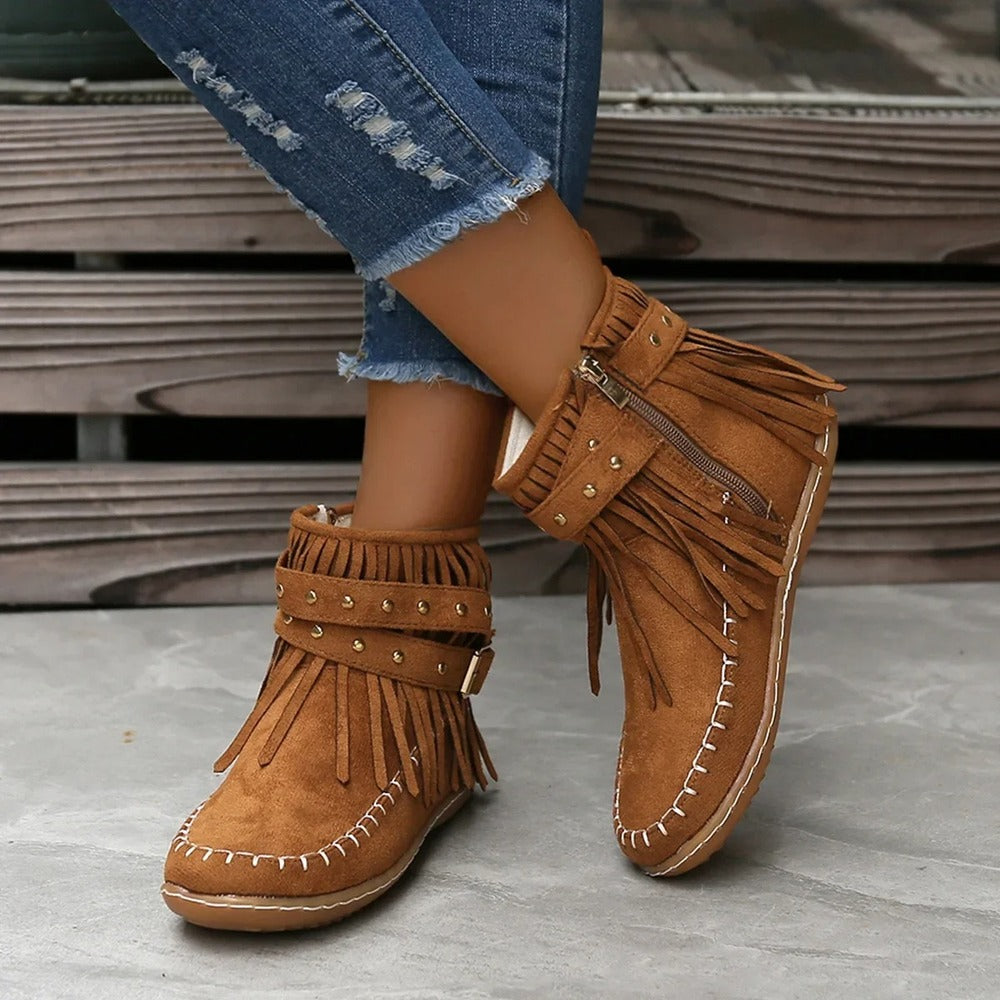 Bottines franges