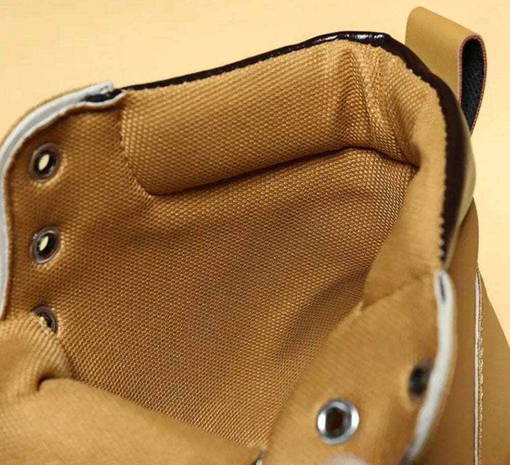 Bottines en cuir noir pour homme