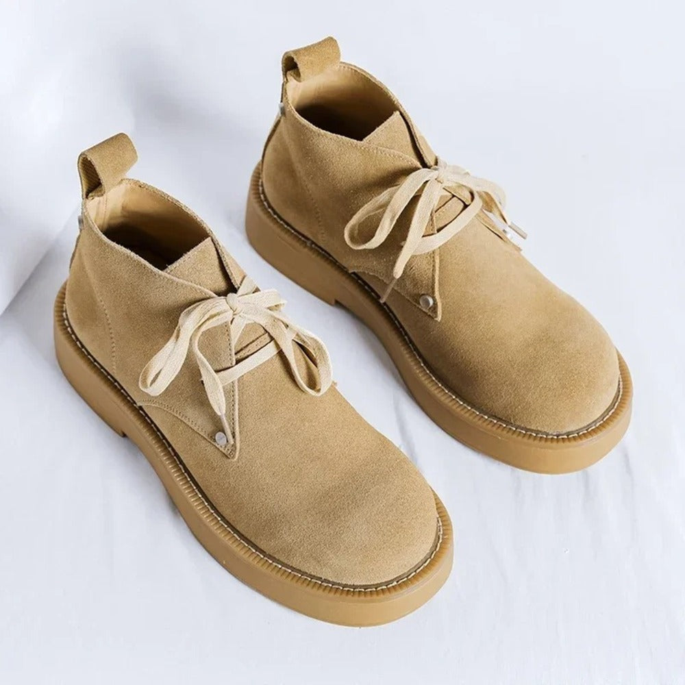 Bottines en nubuck pour homme