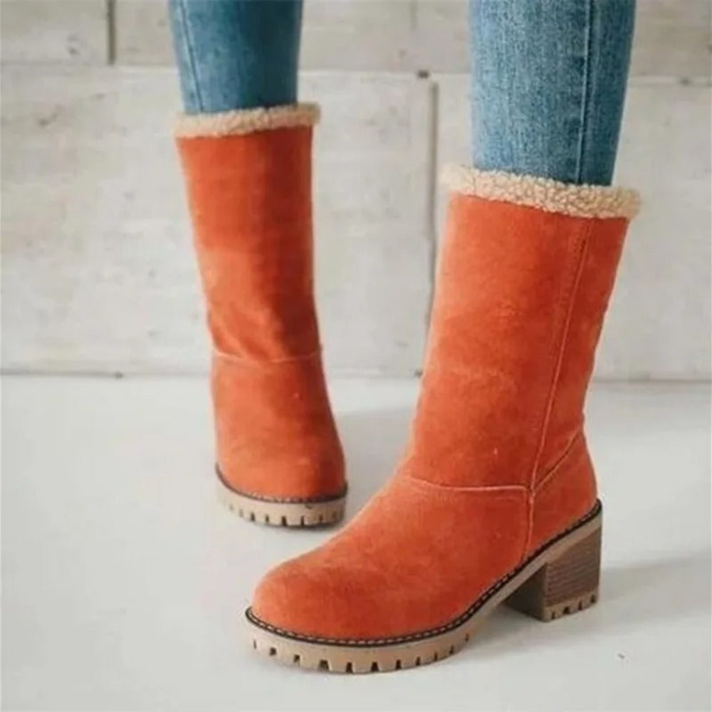 Bottines femmes daim