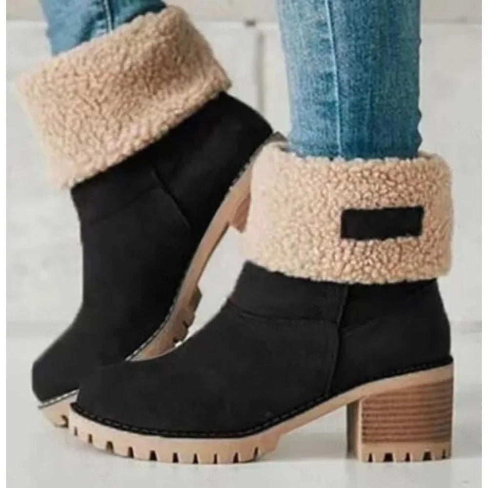 Bottines femmes daim