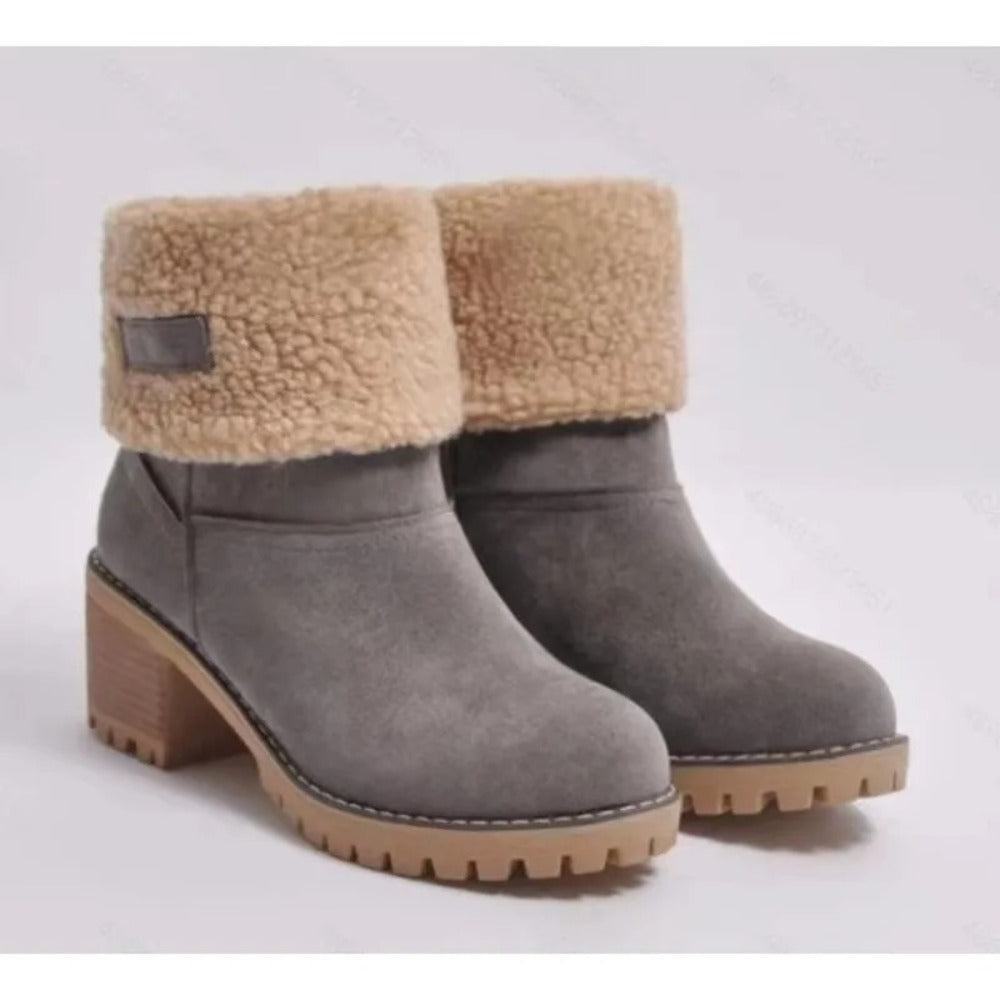 Bottines femmes daim