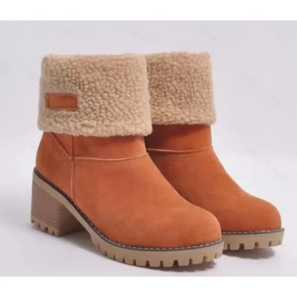 Bottines femmes daim