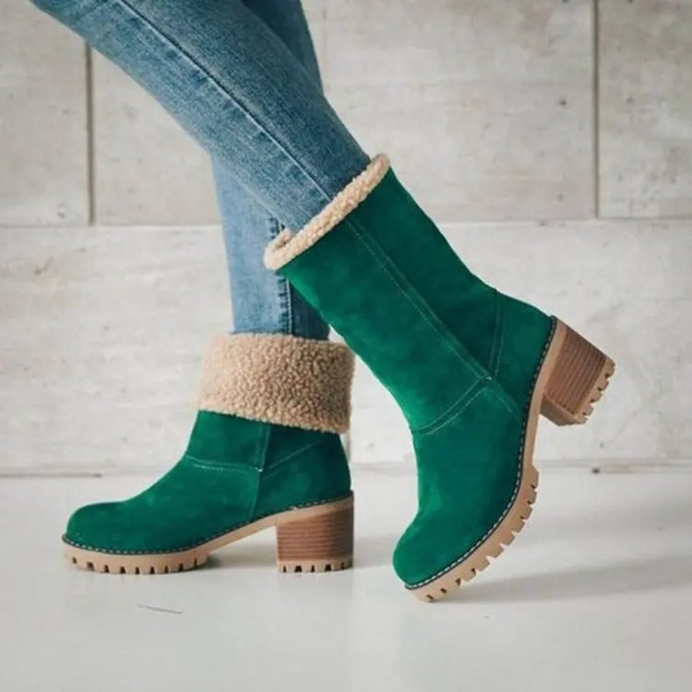 Bottines femmes daim