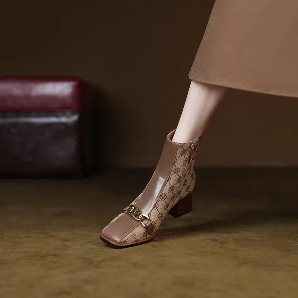 Bottines femme style luxe