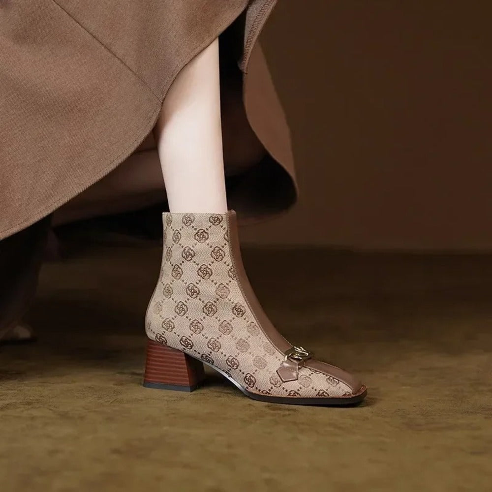 Bottines femme style luxe