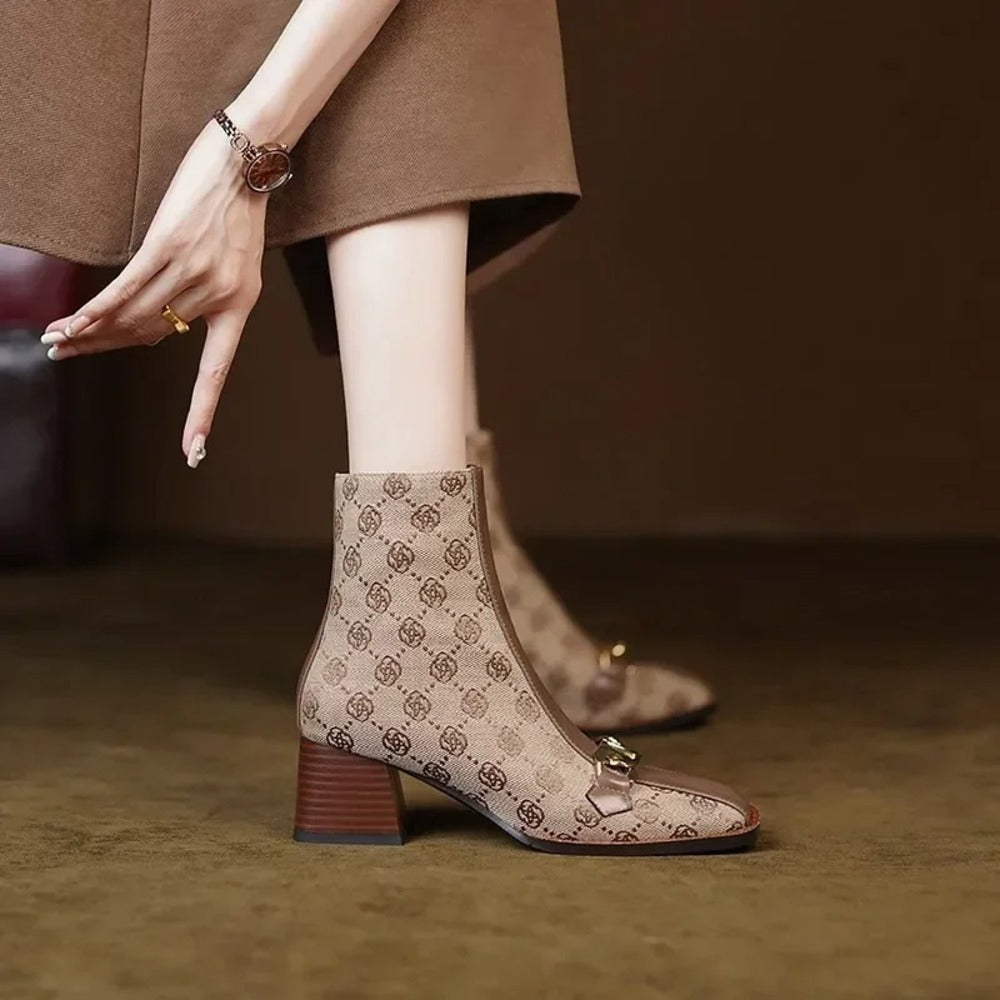 Bottines femme style luxe