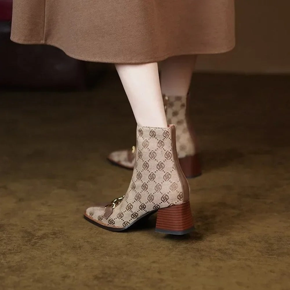 Bottines femme style luxe